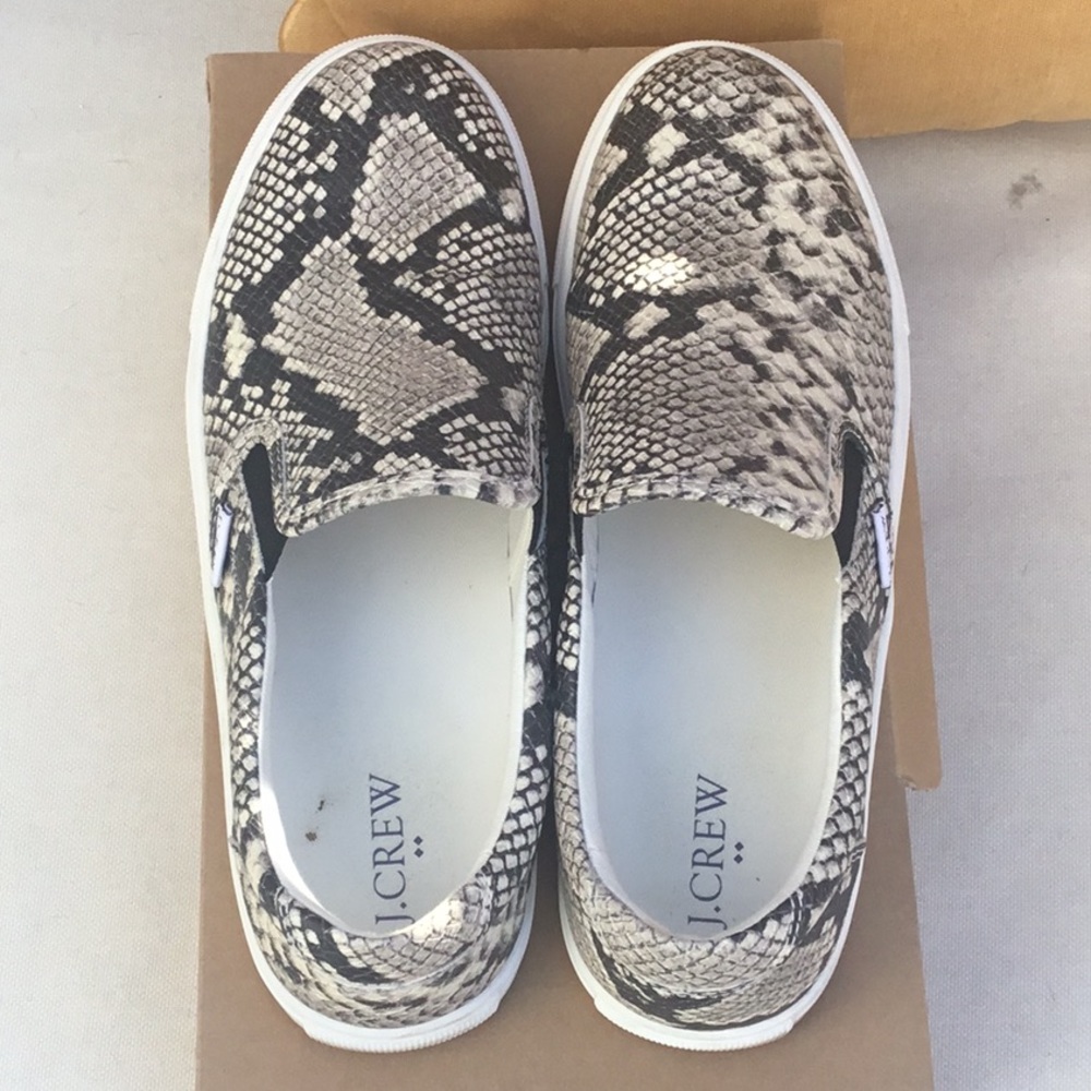 J Crew snake espadrilles